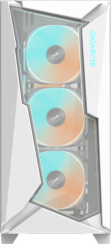 Kasë Gigabyte C301 Glass White V2, Midi Tower