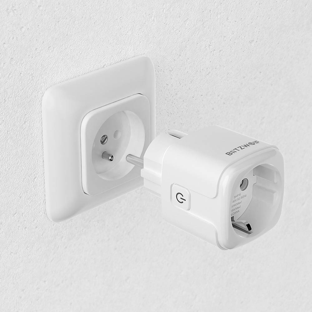 Prizë e zgjuar BlitzWolf BW-SHP15, ZigBee, 3680W, e bardhë