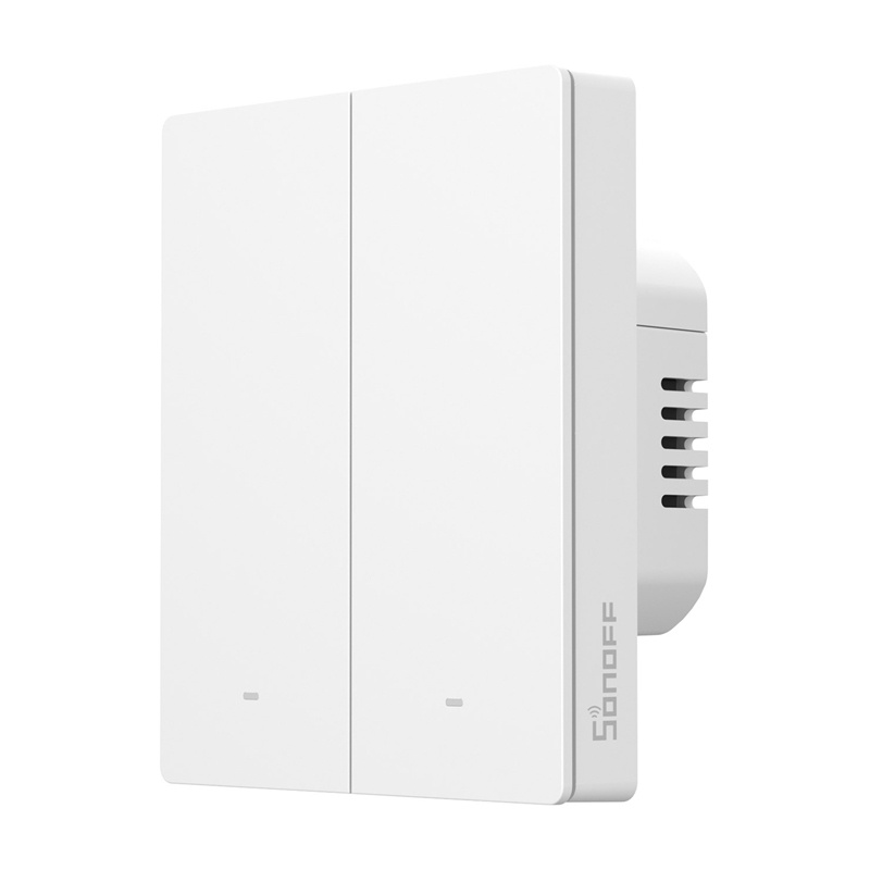 Ndërprerës muri i mençur Sonoff ZBMINI, Zigbee, 2 butona, i bardhë