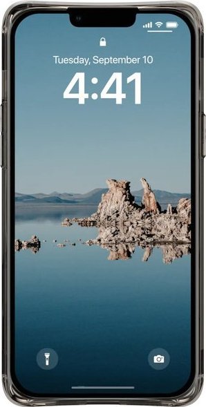 Mbështjellëse UAG Plyo për iPhone 14 Plus, 6.7", MagSafe, transparente gri Grey Ash