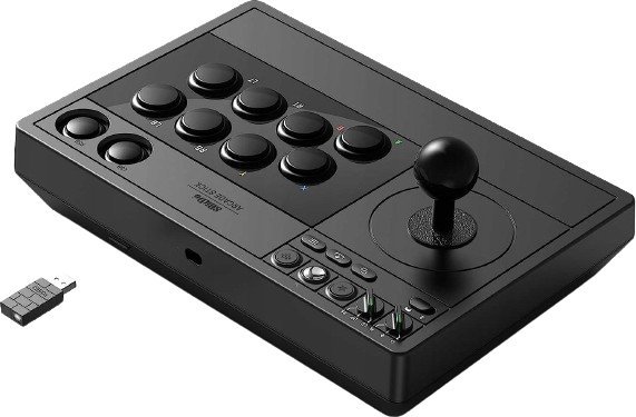 Gamepad arcade 8Bitdo Arcade Stick, për Xbox dhe PC, me kabllo, i bardhë