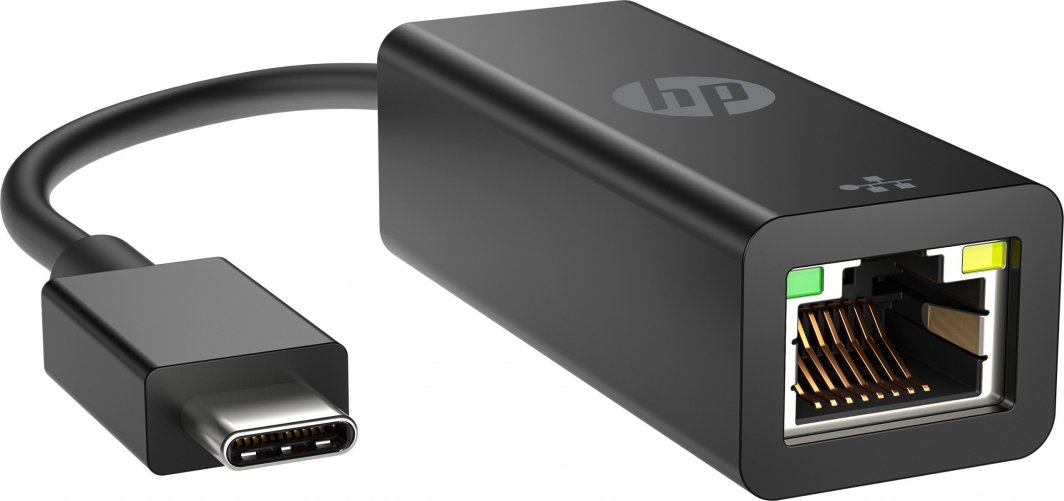 Përshtatës USB HP USB-C në RJ45, i zi