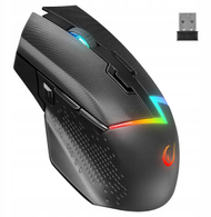 Гејминг глушец Rampage Drop M3 V2, безжичен, 24000 DPI, RGB, црн