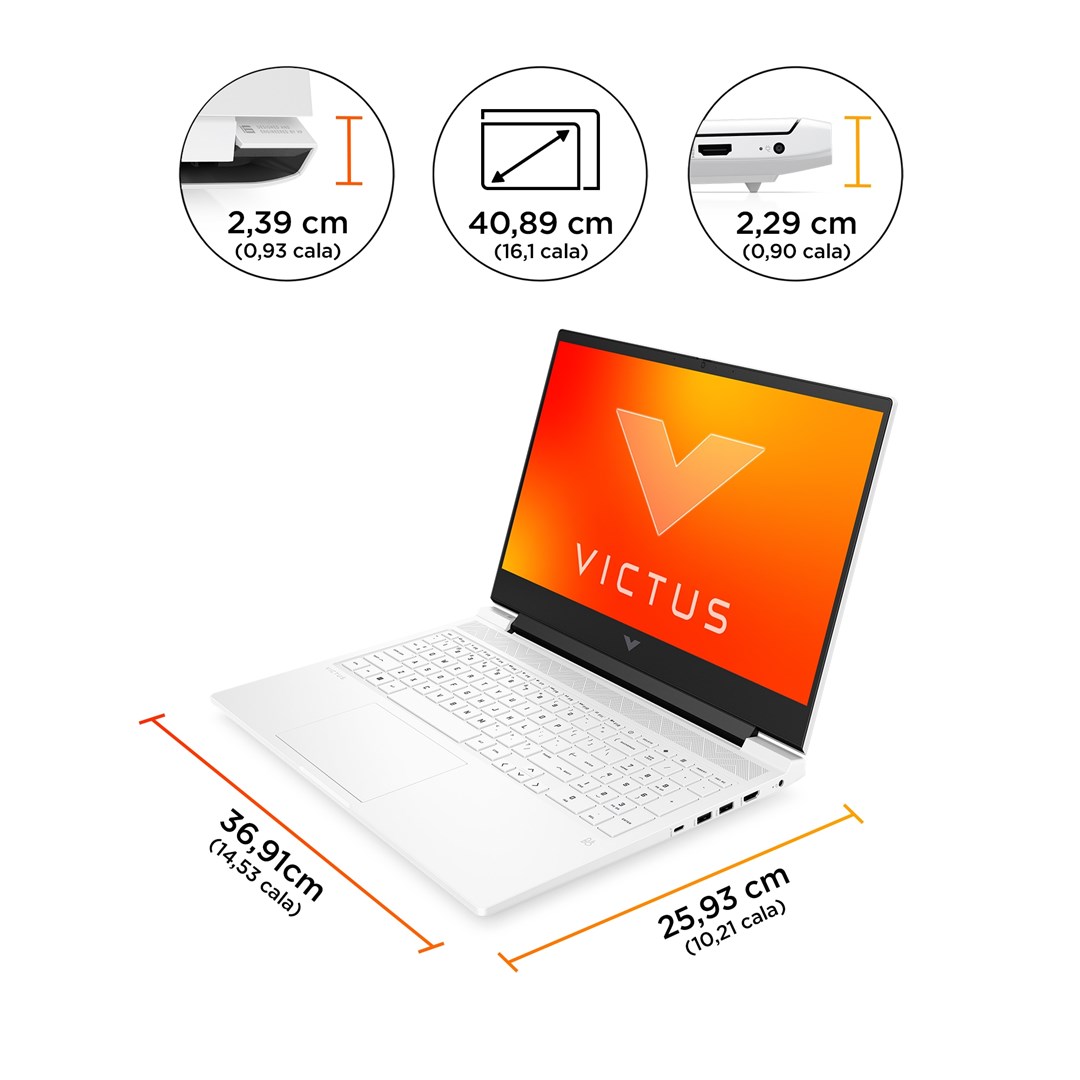 Laptop HP Victus Gaming, 16.1", AMD Ryzen 7 7840HS, 32 GB RAM, 1 TB SSD, NVIDIA GeForce RTX 4070, i zi