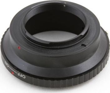 Adapter objektivi Pixco, OLYMPUS PANASONIC Micro 4/3 në CANON FD, metalik, i zi