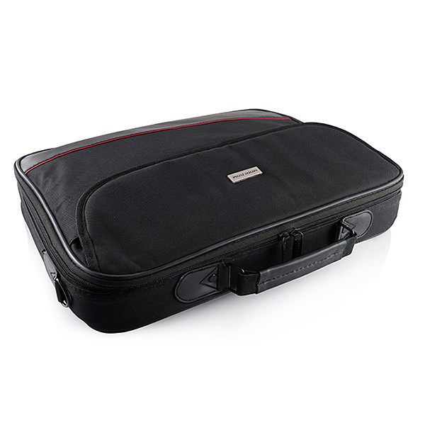 Çantë dore për laptop Modecom MARK, 15.6", e zezë / e kuqe