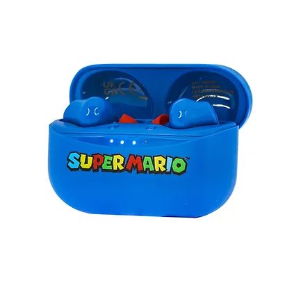 Kufje pa tela OTL Technologies Nintendo Super Mario, TWS Bluetooth 5.0, 6 orë bateri, shumëngjyrëshe