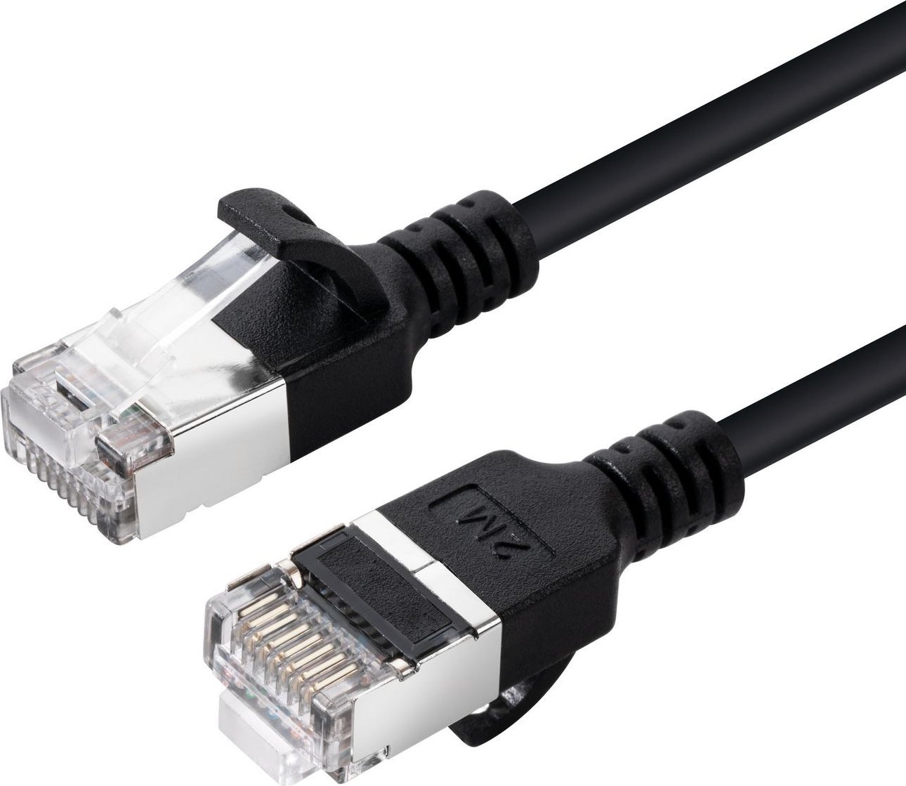 Kabllo rrjeti MicroConnect CAT6A U-FTP Slim, LSZH, 3m, gri