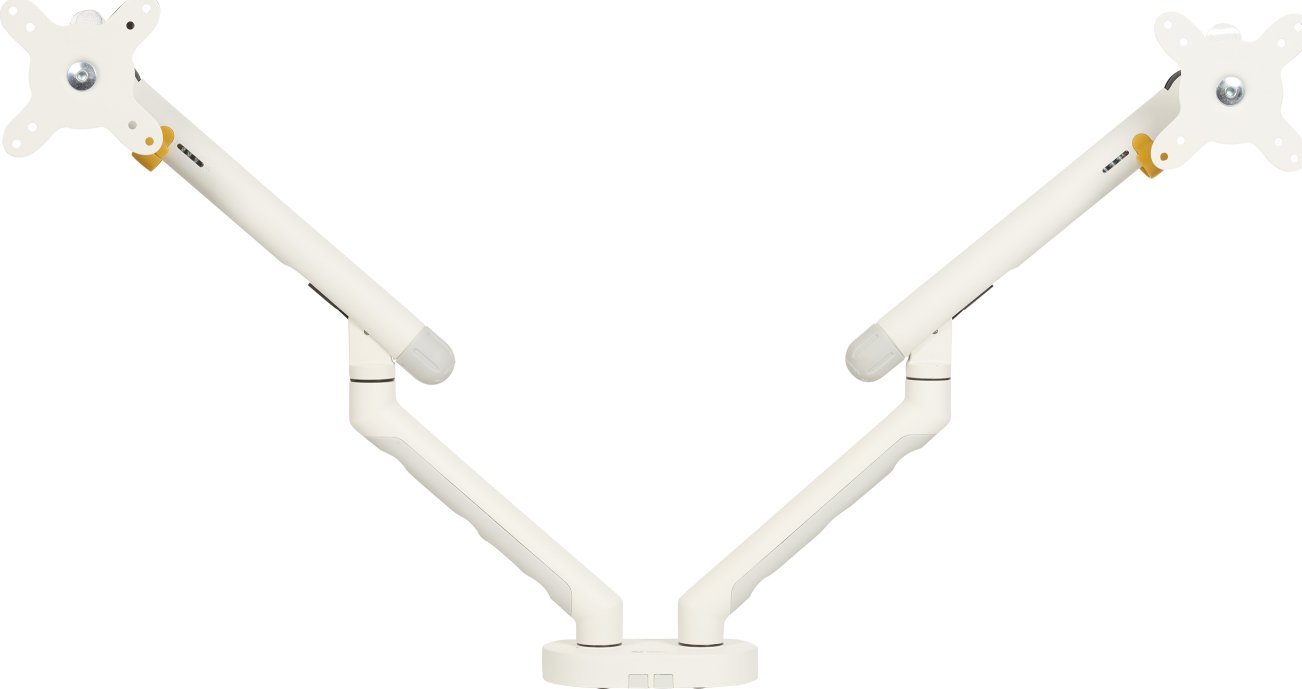 Krah monitori BakkerElkhuizen BE Flexible Dual, për 2 monitorë 35", i bardhë