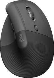 Maus ergonomik vertical Logitech Lift, wireless, për biznes, grafit