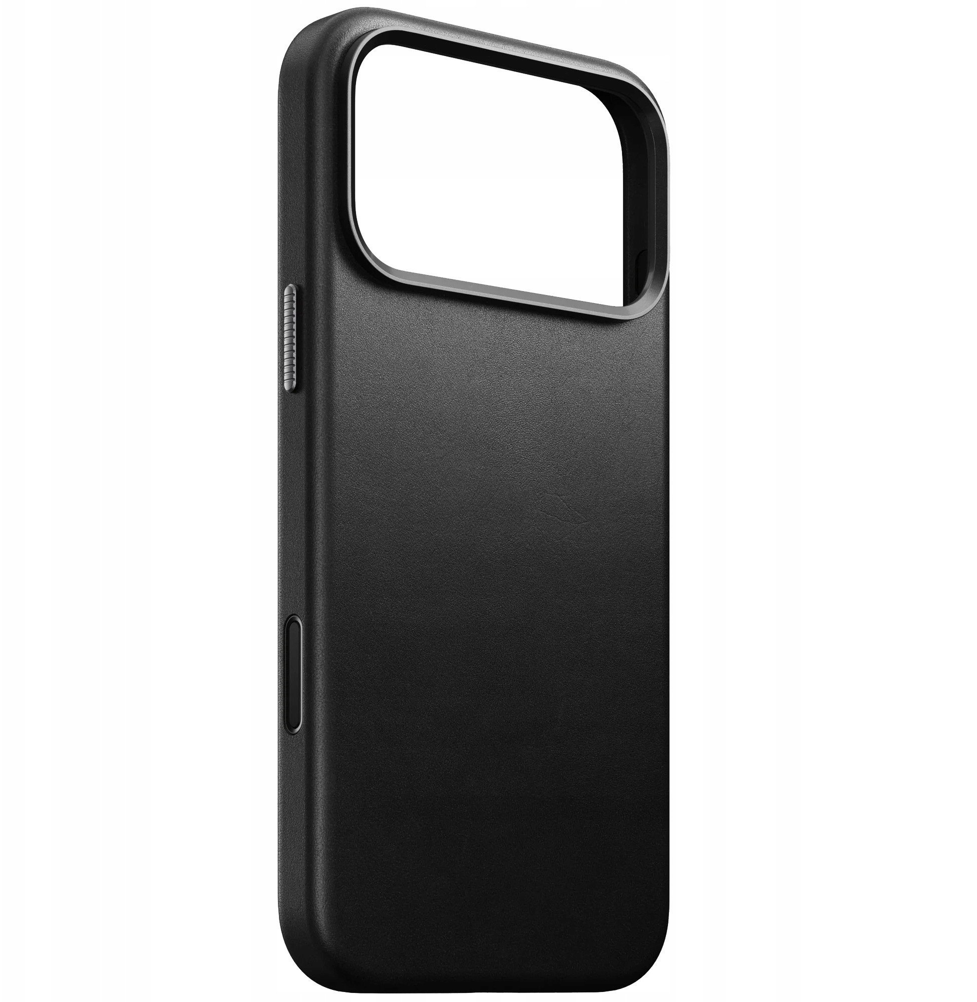 Kapak telefoni Nomad Traditional Leather, për iPhone 17 Pro, MagSafe, i zi