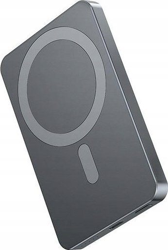 Powerbank me MagSafe Awei P112K, 5000mAh, karikim wireless 15W, gri