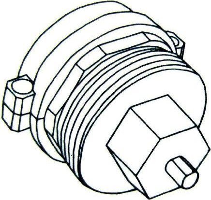 Adaptues valvule për ngrohje HomeMatic 76029, për termostat Homematic IP, filetë M30 x 1.5 mm, gri