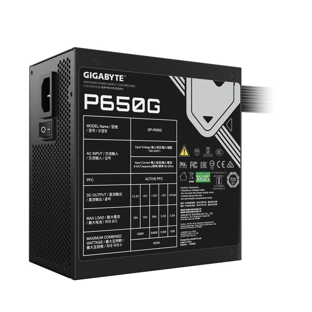 Burim energjie Gigabyte P650G GP-P650G , 650W