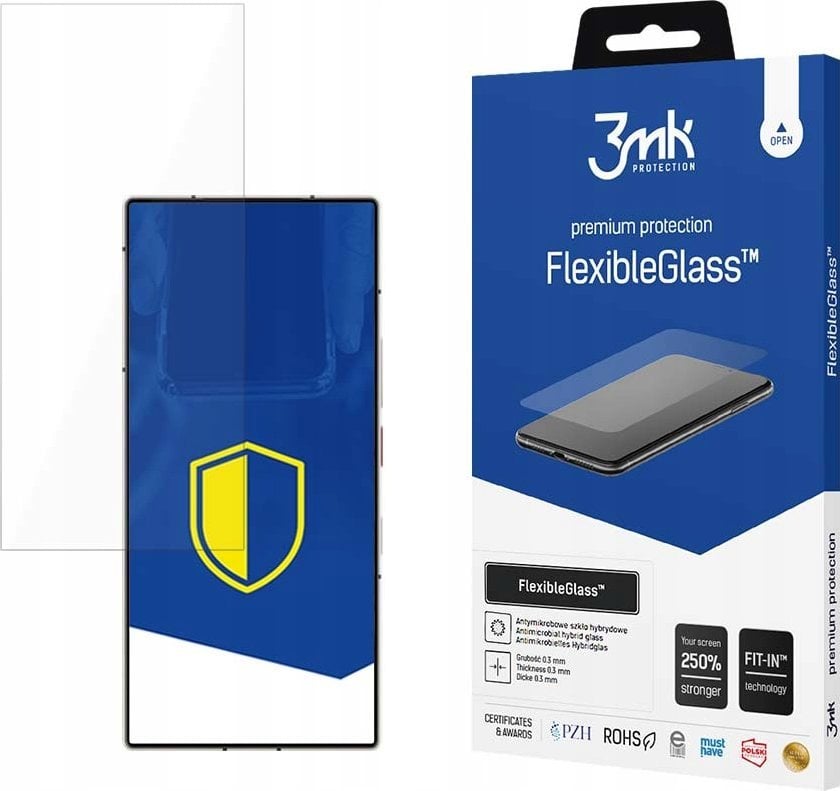 Mbrojtës ekrani 3mk FlexibleGlass për Nubia Z60 Ultra, xham hibrid, transparencë e lartë