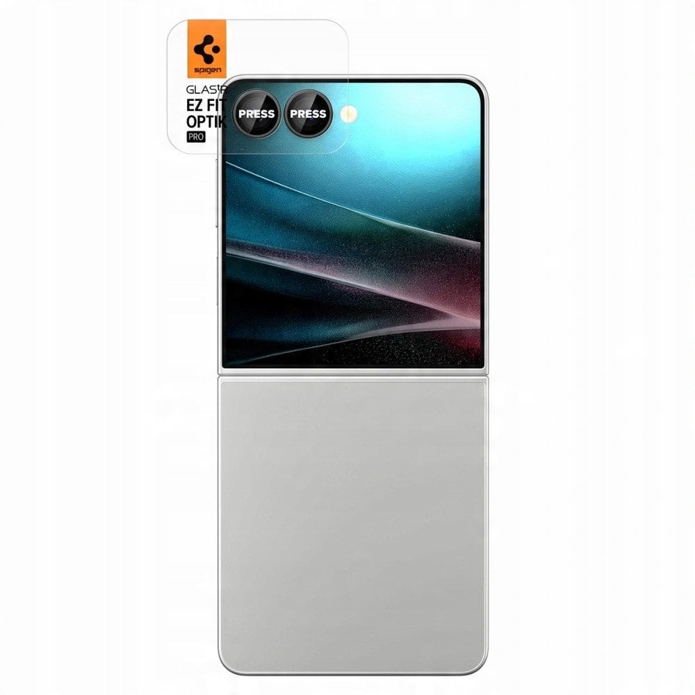 Mbrojtës kamerë Spigen Optik Pro HD Glas TR EZ Fit, xham i temperuar, 2 copë, transparent