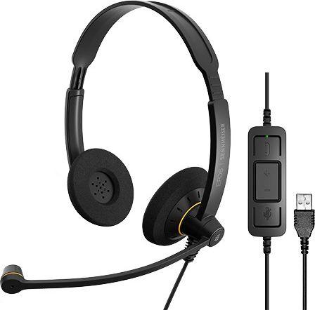 Kufje Sennheiser SC 60 USB, të zeza