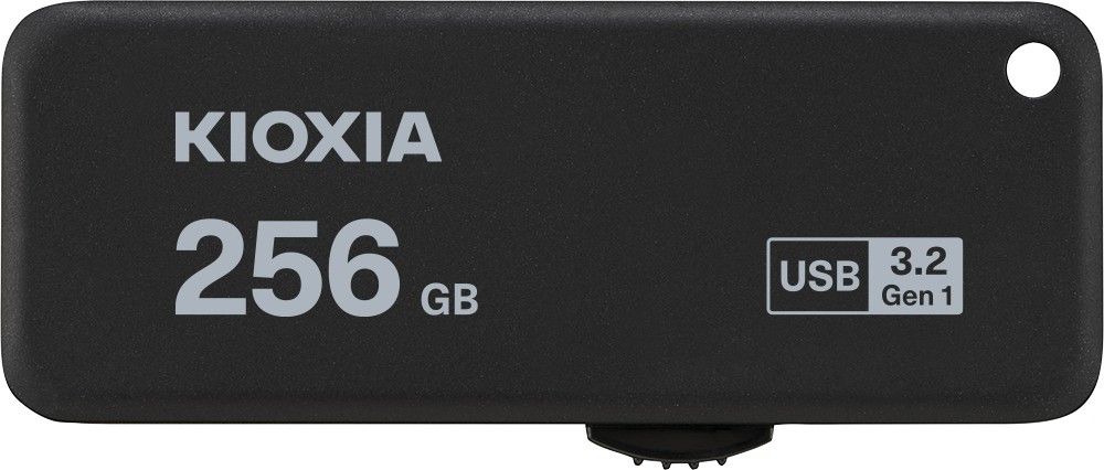 USB Kioxia TransMemory U365, 256GB, USB 3.2, e zezë