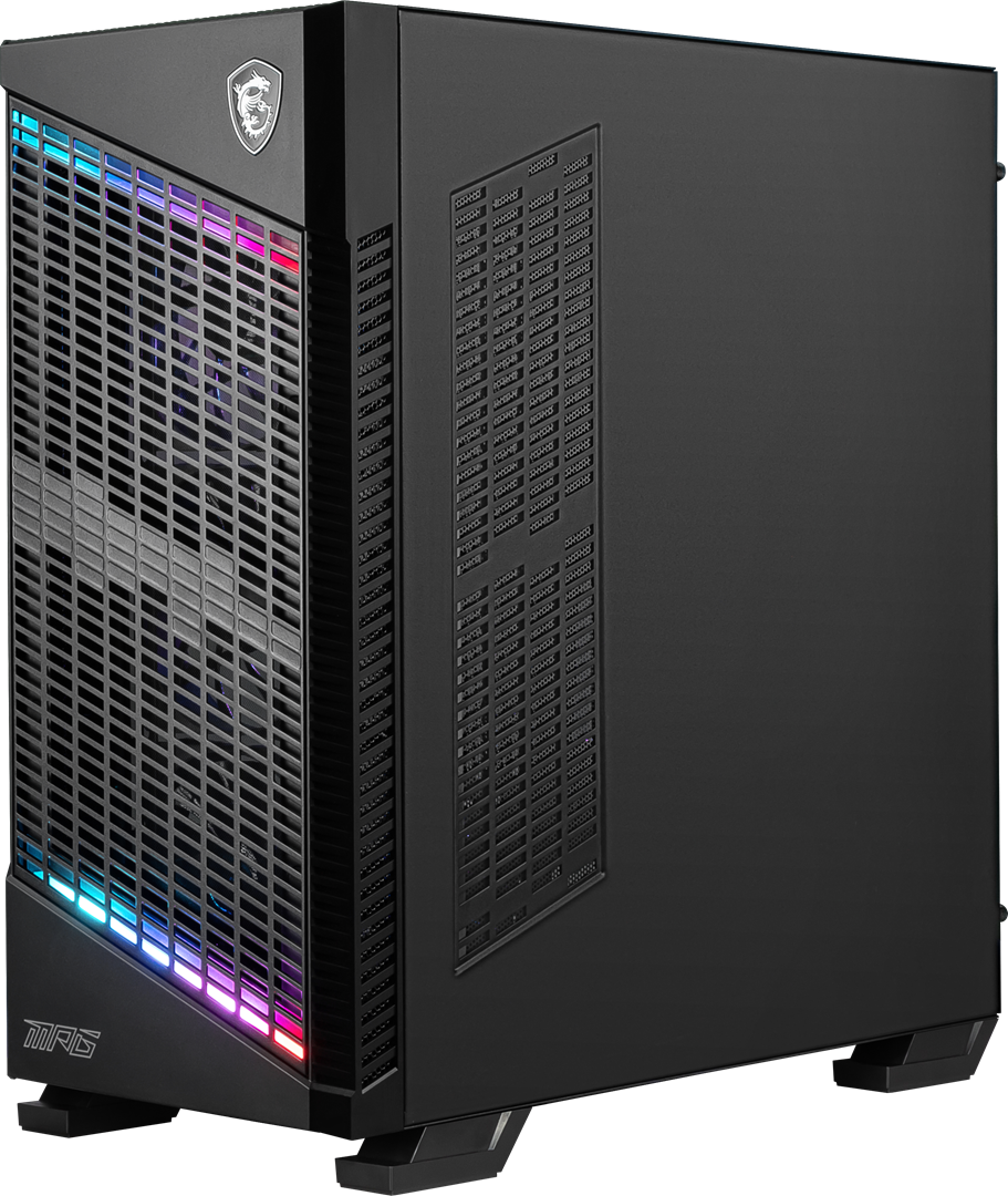 Kase gaming MSI MPG Velox 100P Airflow ARGB, ATX, xham i temperuar, e zezë
