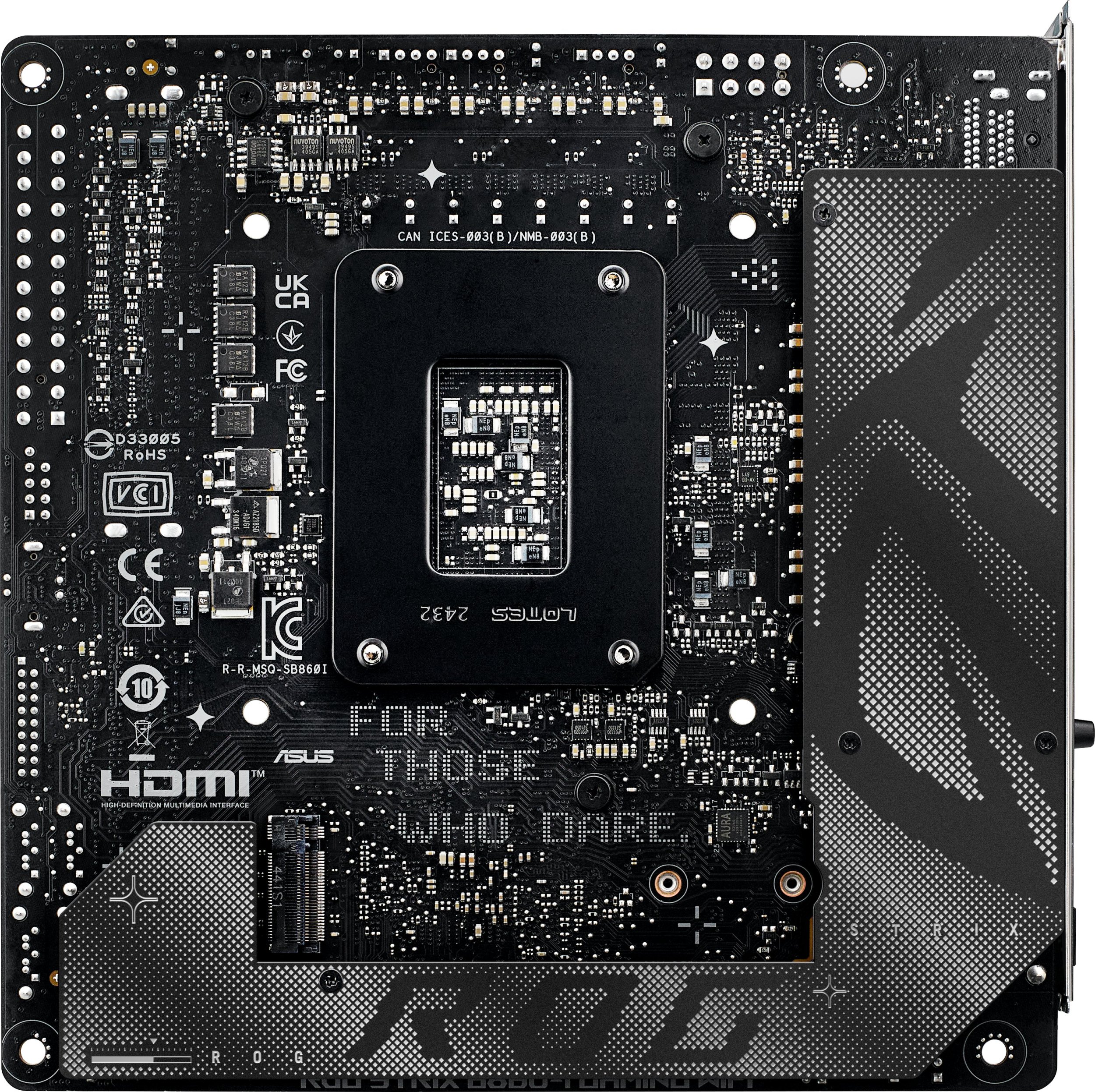 Motherboard ASUS ROG STRIX B860-I GAMING WIFI, Intel B860, Mini ITX, WiFi 7