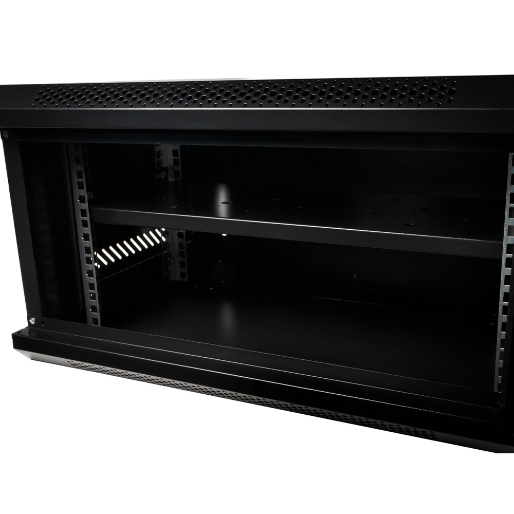 Kabinet rrjeti muror Spacer SPCW 6U, 19", 500x400mm, i zi