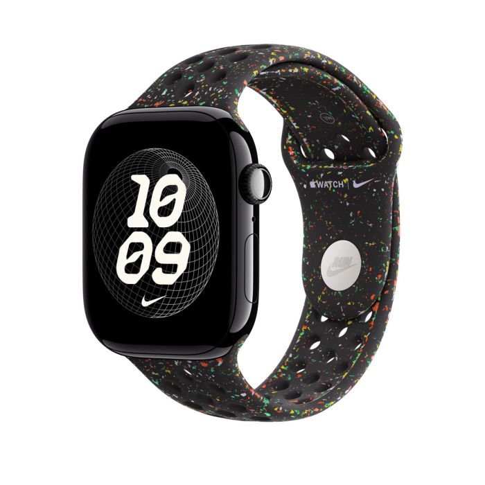 Apple Watch 46mm Band, Midnight Black Nike Sport Band, M/L