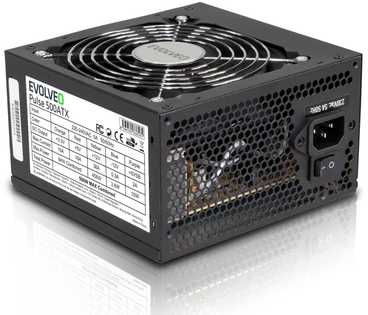 Furnizues energjie EVOLVEO Pulse, 550W, ATX 2.2, i zi