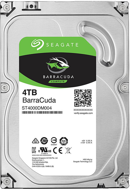 Disk i brendshëm Seagate BarraCuda - 4TB