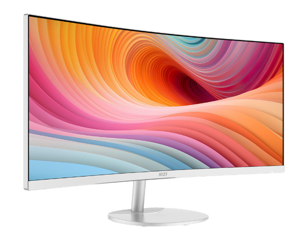 Monitor MSI PRO MP341CQW, 34", UWQHD 3440x1440, 120Hz, i bardhë