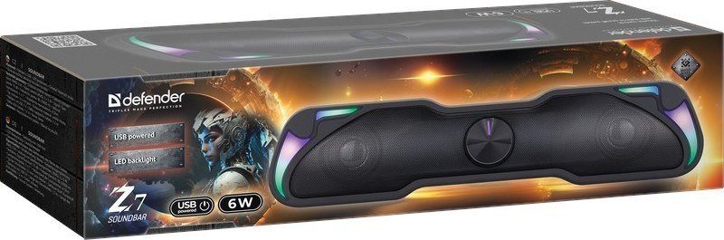 Soundbar Defender Z7, 6W, USB, i zi me LED
