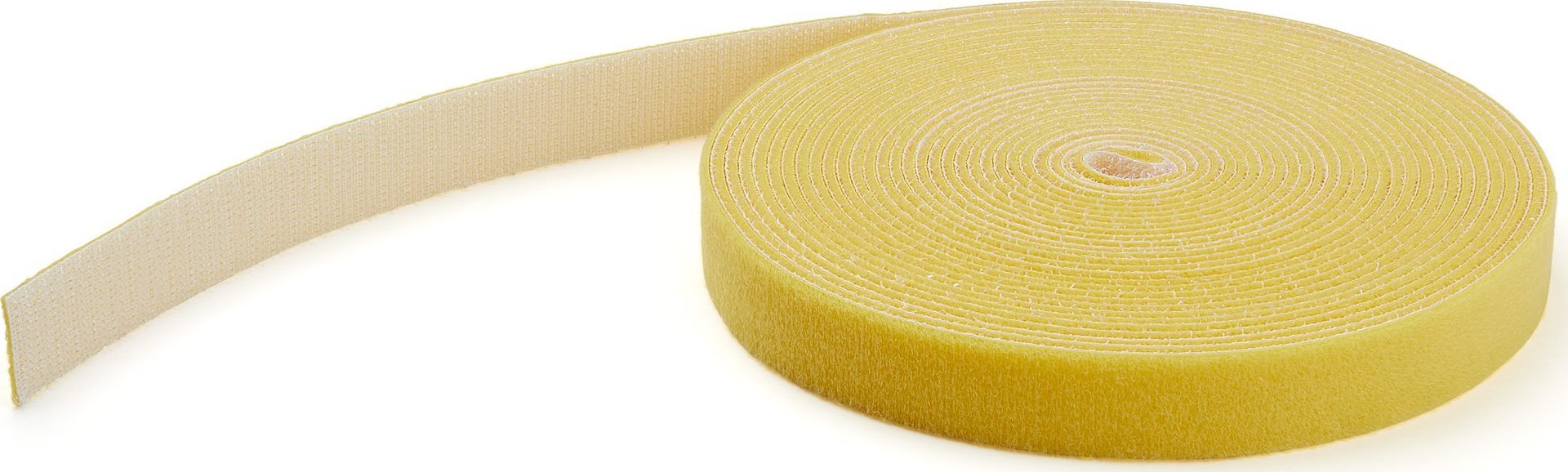 Rrip kabllosh StarTech.com Hook and Loop, 25 ft, i verdhë, i ripërdorshëm