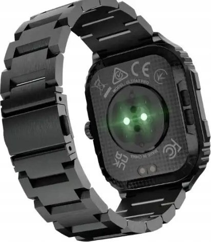 Ora inteligjente HiFuture Ultra3 Pro, 1.96", Bluetooth, e zezë