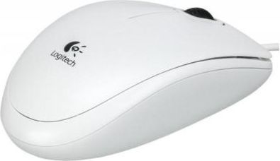 Maus Logitech B100 (910-003360), bardhë/zi