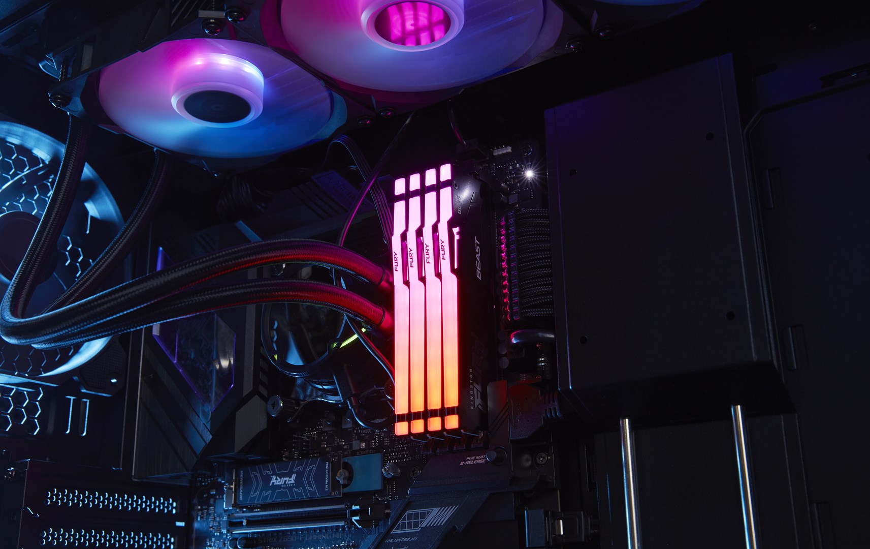 Moduli i memories Kingston Technology FURY Beast, 64GB, 6000MT/s, DDR5, CL36