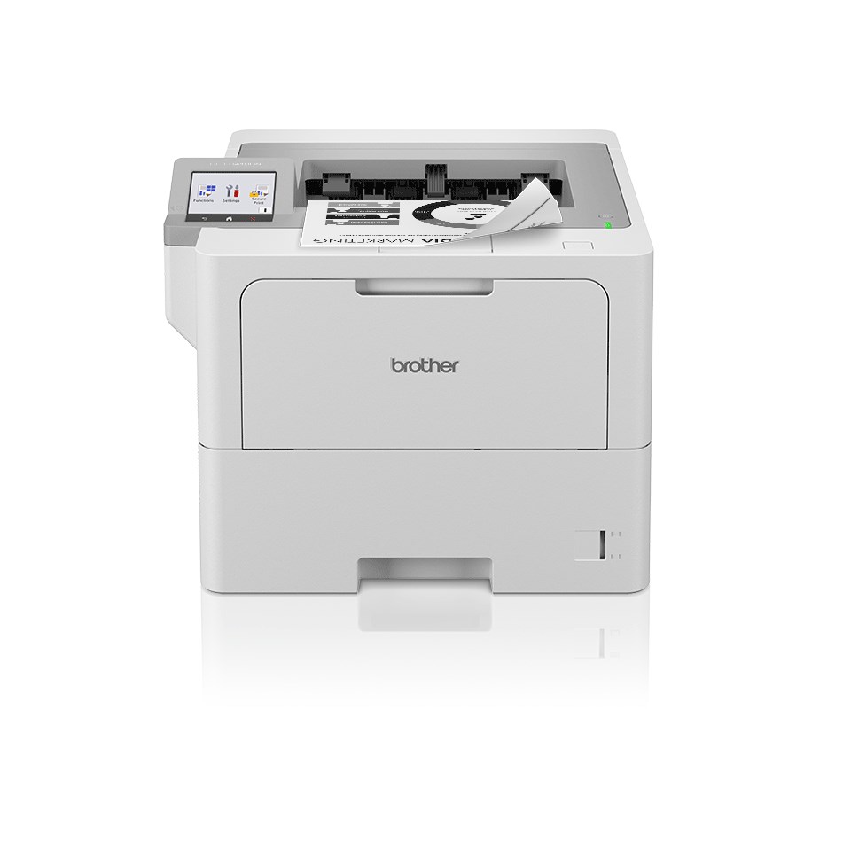 Printer Brother HL-L6410DN, lazer, 50 ppm, Wi-Fi, i bardhë