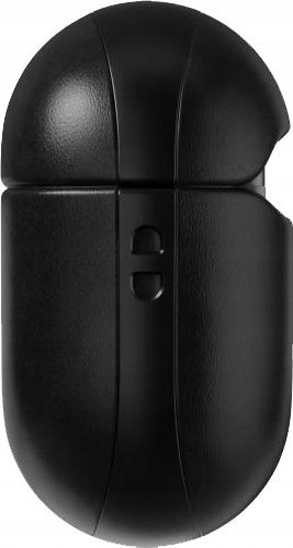 Kuti mbrojtëse Nomad Leather Case për AirPods Pro 2, lëkurë natyrale, kompatibile me karikim wireless, e zezë