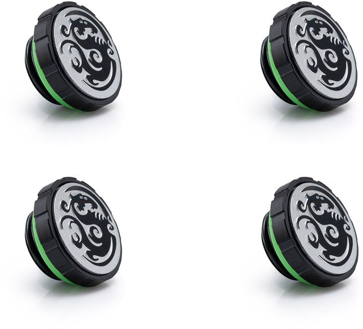 Kapak mbyllës ftohje Bitspower Artemis, G1/4", set 4 copë, i zi mat