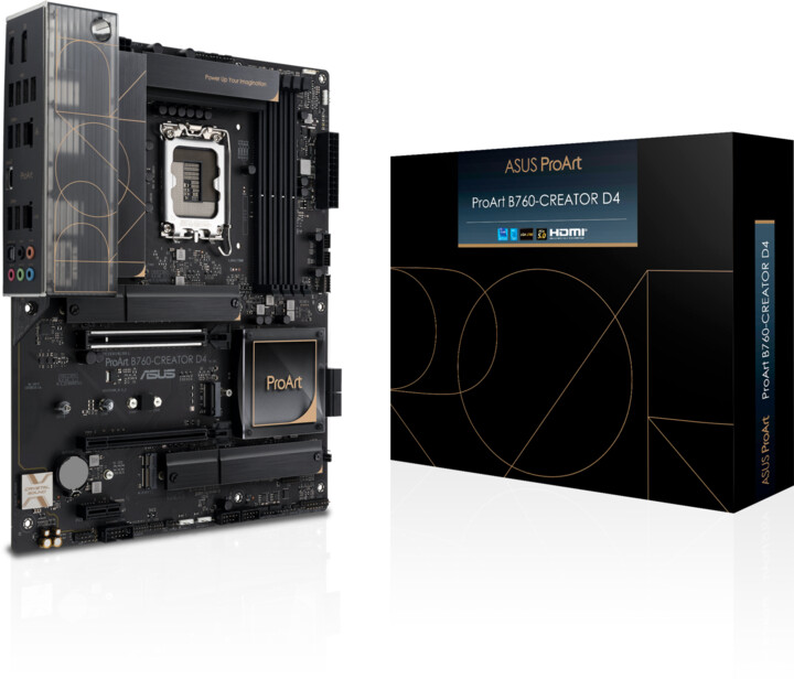 Pllakë amë ASUS ProArt B760-CREATOR D4 (DDR4) - Intel B760