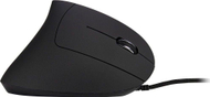 Maus Inter-Tech KM-206, me kabllo, USB, i zi dhe i kaltërt