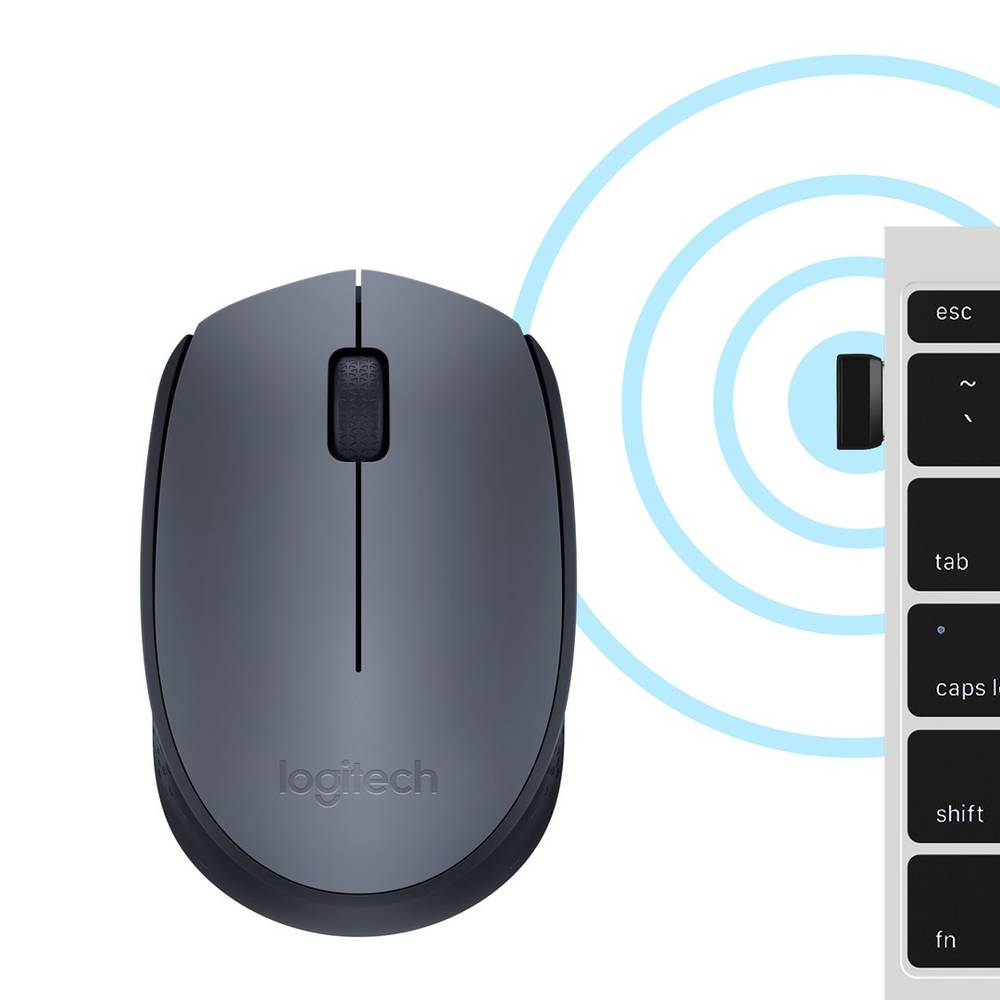 Maus Logitech B170, wireless 3D 1000DPI, i zi/hiri