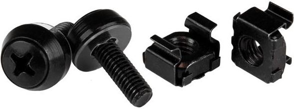 Set vida me dado kafaz M5 x 12mm, 100 copë, çelik, i zi