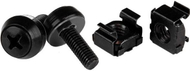 Set vida me dado kafaz M5 x 12mm, 100 copë, çelik, i zi