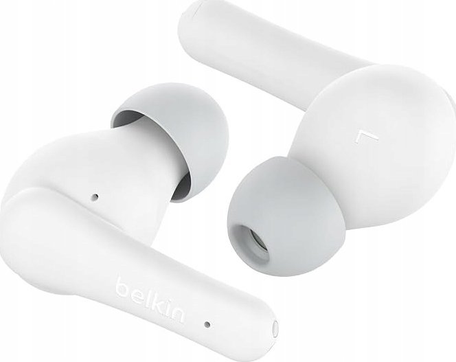 Kufje pa tela Belkin SoundForm Nano 2, True Wireless, për fëmijë, të bardha