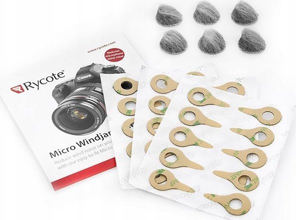 Aksesor audio Rycote Micro Windjammer, set 30 përdorime, për mikrofon kamere, gri
