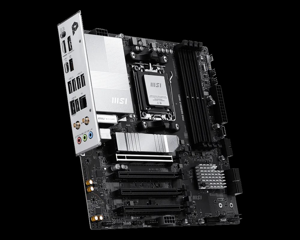 Pllakë amë MSI PRO B850M-P WIFI për AMD Ryzen 7000/8000/9000