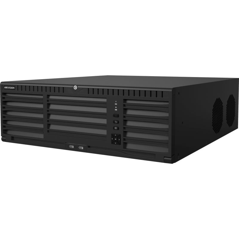 Regjistrues rrjeti NVR Hikvision DS-96128NI-I16, 128 kanale, 4K, për rack 3U