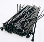 Lidhëse kabllosh plastike, 2.5x200 mm, set 100 copë, të zeza