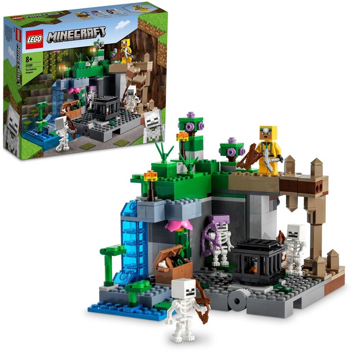 Set LEGO® Minecraft 21189 Skeleton Cave, 364 pjesë