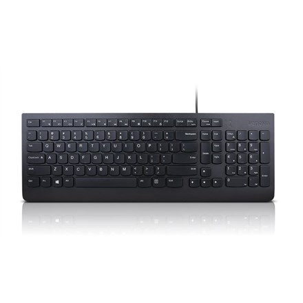 Tastierë Lenovo Essential, USB, ENG, e zezë