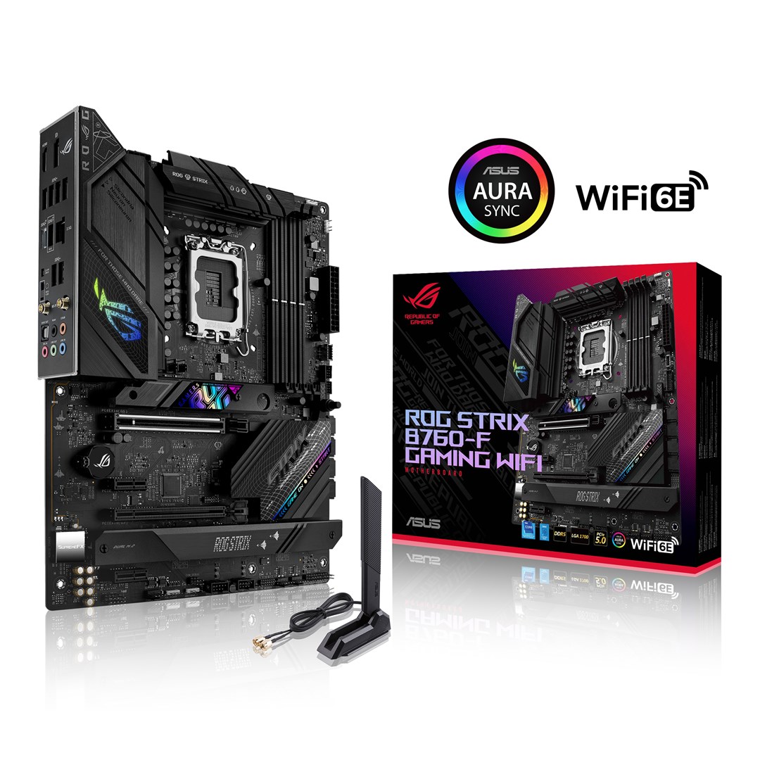 Pllakë amë ASUS ROG STRIX B760-F Gaming WiFi Intel B760 LGA 1700 ATX